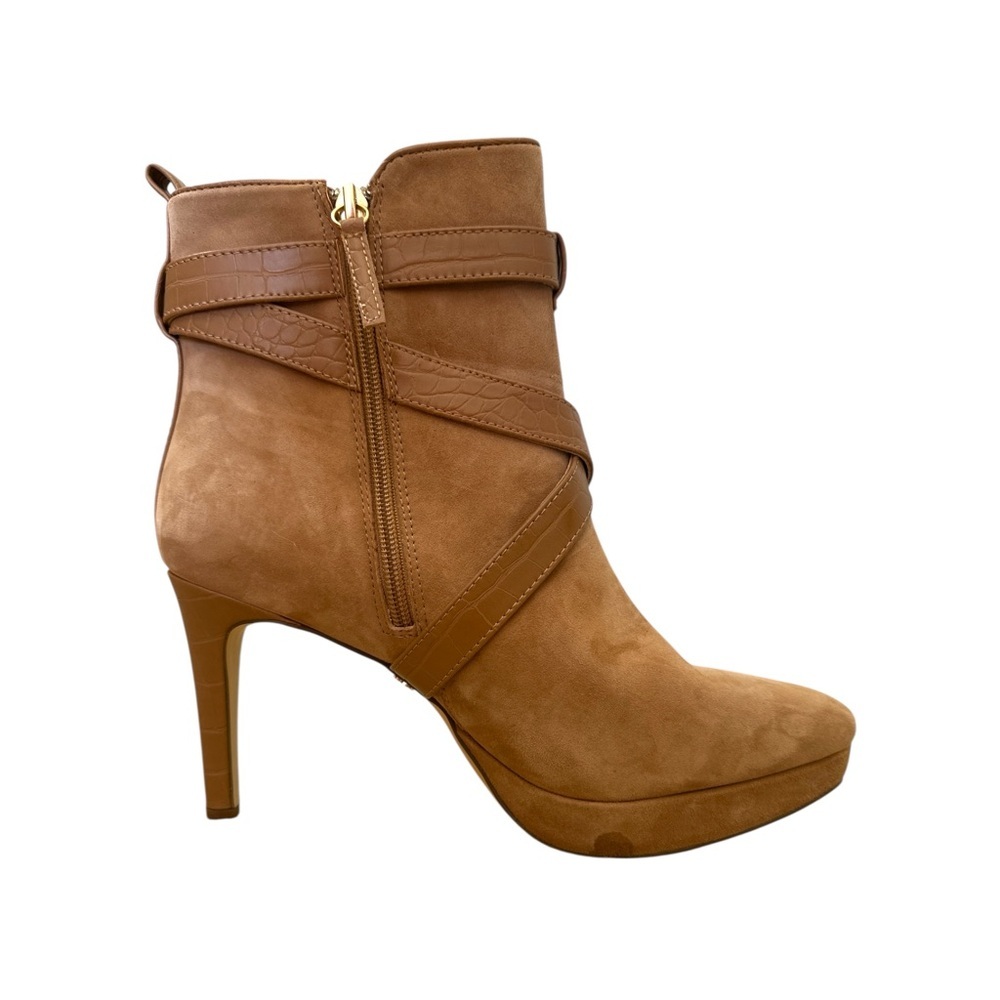 White House Black Market  Suede Ankle Boots Toasted Coconut Size 9 NWT - Picture 5 of 13